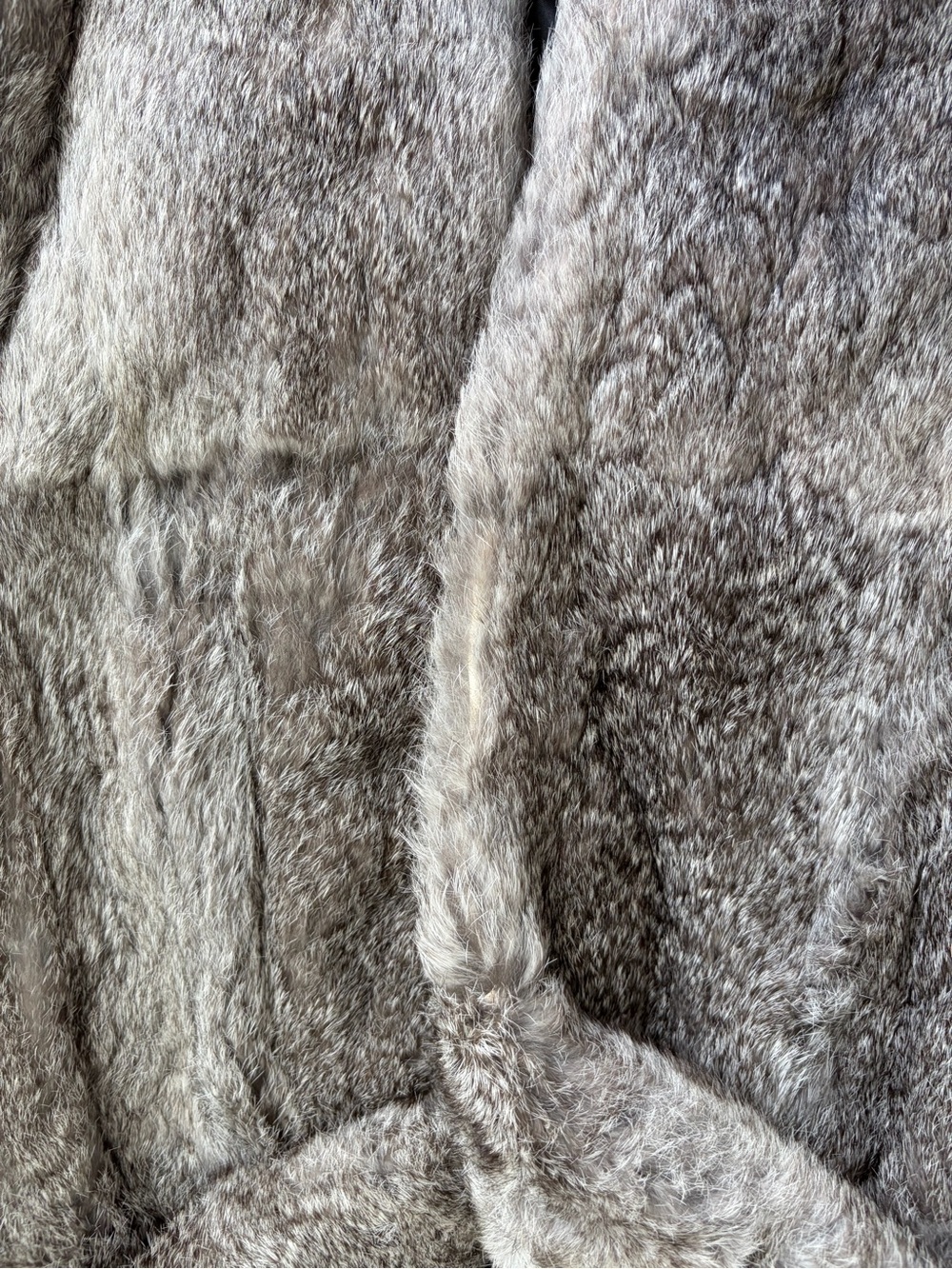 Vintage Rabbit Fur Coat size medium - Picture 8 of 14